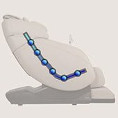 Laser-Crafted Steel SL-Track for Full-Body Massage SL-Track